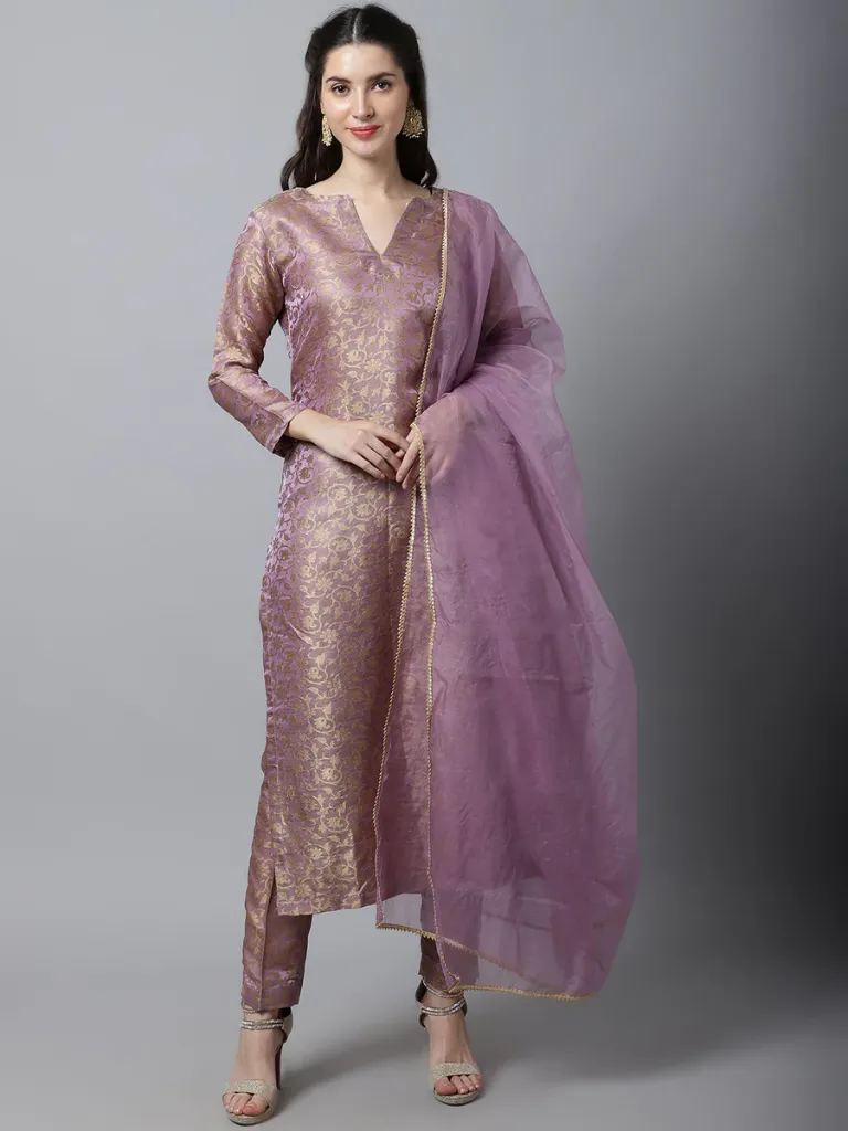 Lilac Charm Kurti (S, Blue)