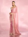 Blush Organza Saree